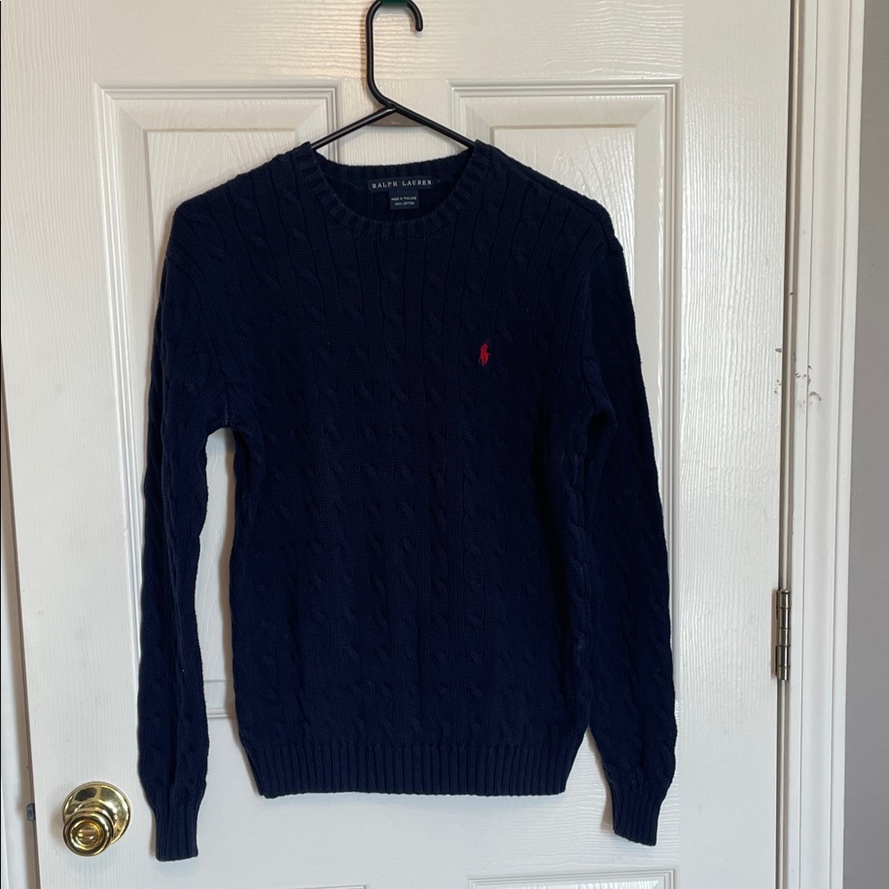 Ralph Lauren Men's Dark Blue Crewneck Sweater